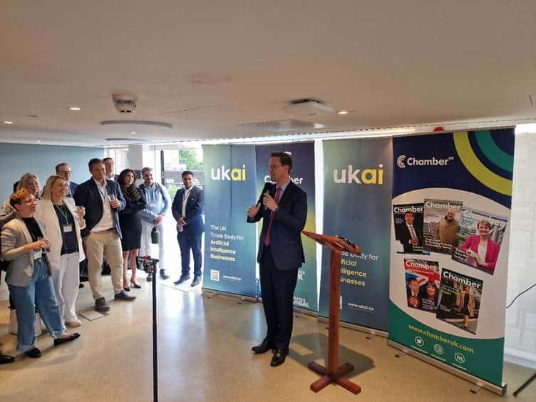 Chief Secretary to the Prime Minister uses maiden speech to praise Britain’s AI and fintech expertise